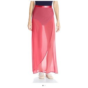 NWT Danskin Maxi Skirt Wrap Azalea M